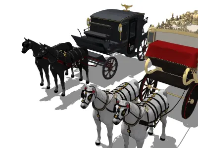 Classic Carriage  3D model