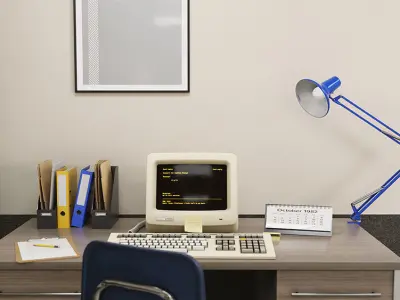 Retro Electronics 3D Model Pack