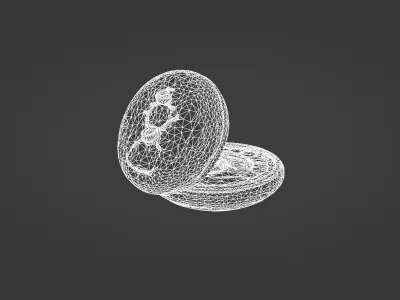 Vintage Mechanical Pocket Watch 3D Model 3D model