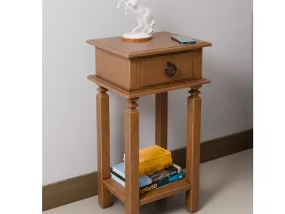 Antique Wood Table 3D model