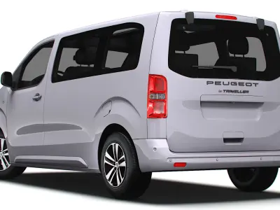 Peugeot e Traveller L2 2024 3D model