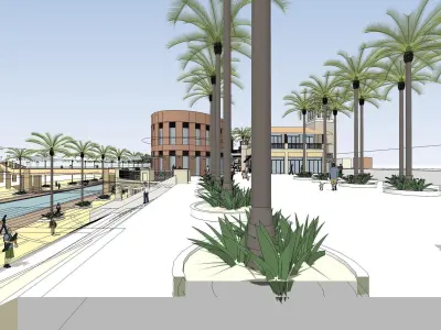 Sketchup Commercial Complex PP5 3D model