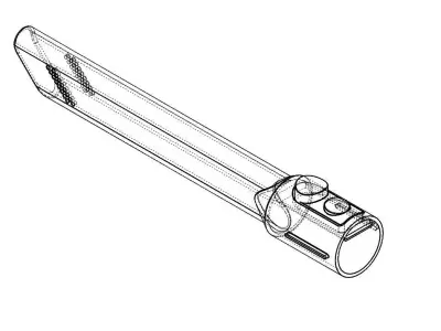 Dyson Accessory  CREVICE TOOL part number 162383 3D print model