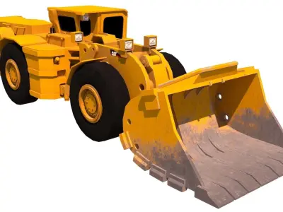 ScoopCAT R1300G Low-poly 3D model