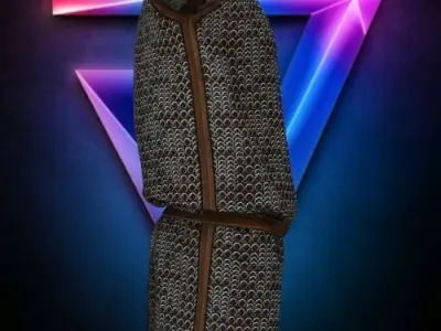 Chainmail low-poly Low-poly 3D model