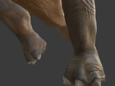 Brachiosaurus dinosaur Low-poly 3D model buy