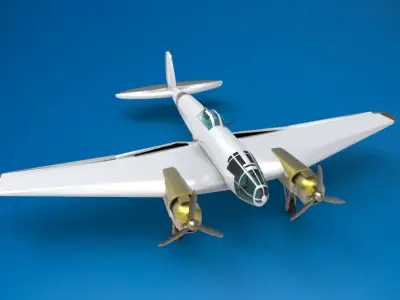 Heinkel He 111 3D model order