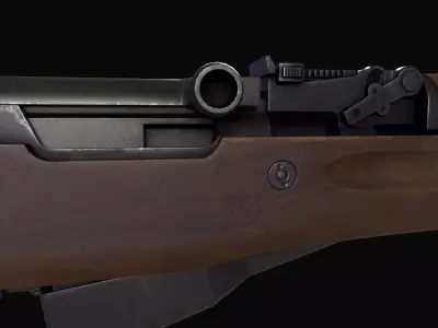 SKS Rifle Low-poly 3D model purchase