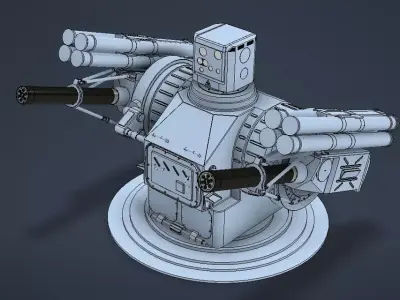 ZRAK PLMA Low-poly 3D model
