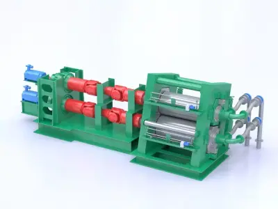 Industrial Coil Equipment 3D model