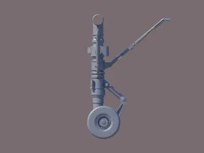 Landing gear - Chassis 3D model