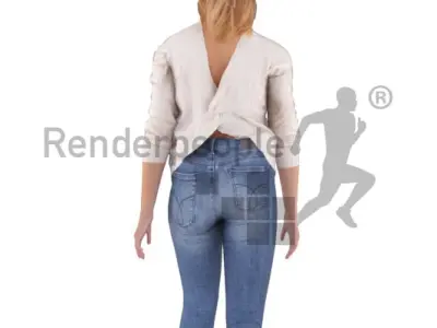Melanie Animated 004 Walking
