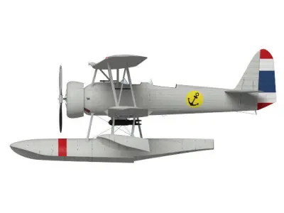 Nakajima  E8N Dave 3D model purchase