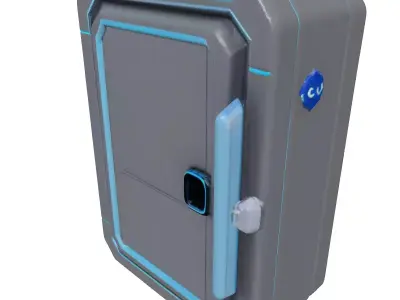 SciFi Futuristic Tech Door 3D model