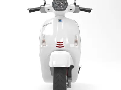 Vespa Sprint White 3D model