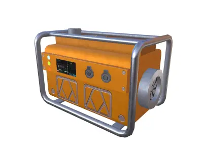 Generator 01 Low-poly 3D model