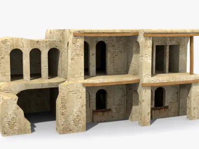 Arab x19 Low-poly 3D model purchase