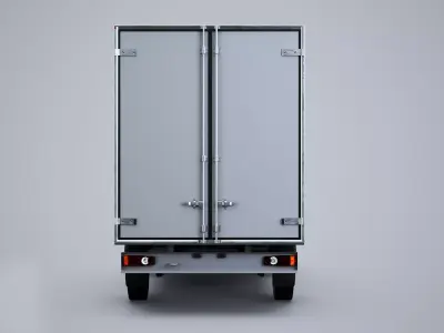 Renault Master 2025 Refrigerated Van - No Interior Low-poly 3D model