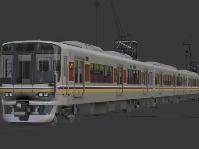 JR 223 Trainset 3D model