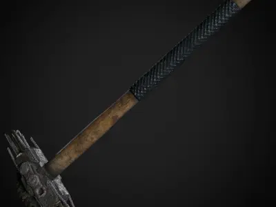 Post Apocalyptic Weapons - Sledgehammer Low-poly 3D model
