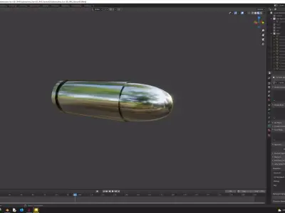 Bullet 3d model free Free low-poly 3D model