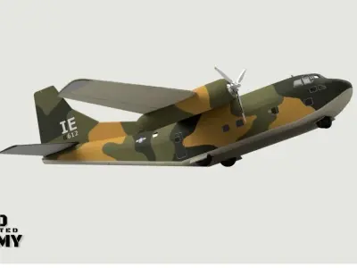 Fairchild C-123 Provider - STL files for 3D printing 3D print model
