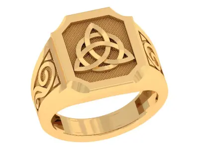 Interlock Ring 3D print model