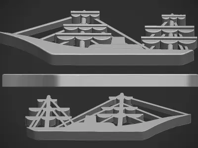 Sail Relief 3D print model
