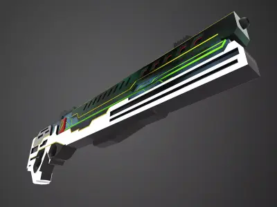 si-fi gun 3D model