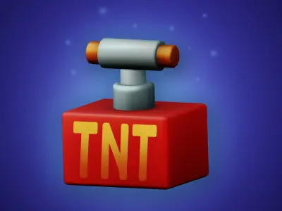 Stylized Bomb Assets 3D model