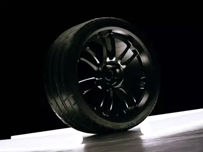 Rays Volk Racing RE30 Clubsport II Low-poly 3D model