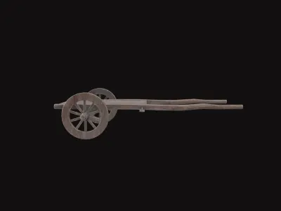 Medieval Barrow Low-poly 3D model