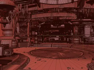 Wasteland Nexus Survival Base 3D model