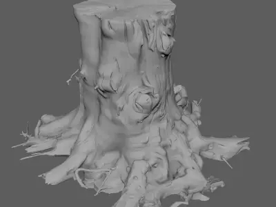 Log Wood 3D model