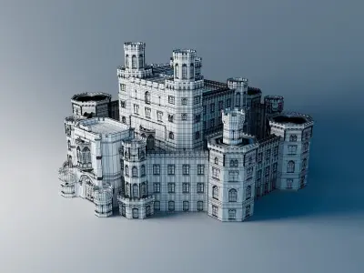 Castle 3D Model 3D model