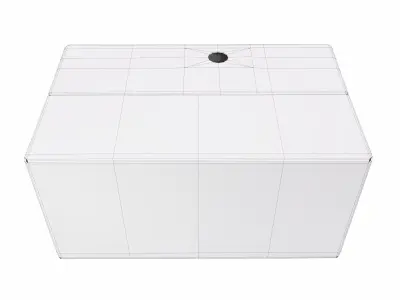Paper carton  3D model