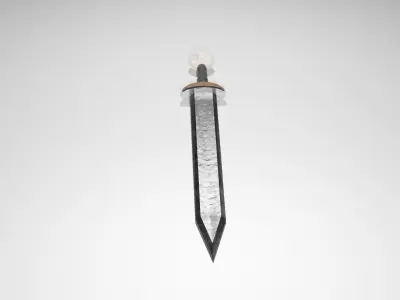 Sword Low Poly Model 4k-Pbr Low-poly 3D model