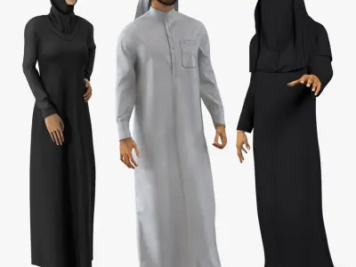  Arab People Collection 2 Rigged for Maya 