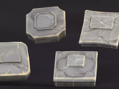 Mini Nadgrob 3D model