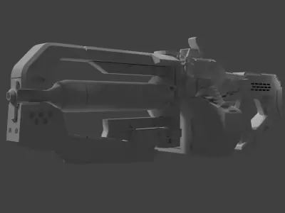 super gun 3D model