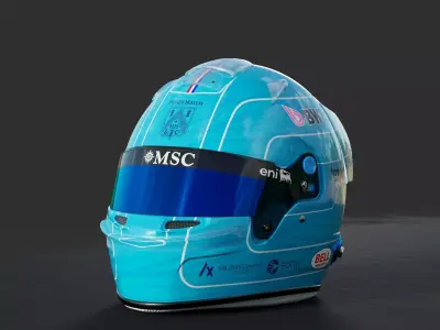 F1 Pierre Gasly Helmet 2026 3D model