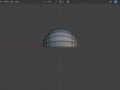 Futuristic Metal Helmet Free low-poly 3D model