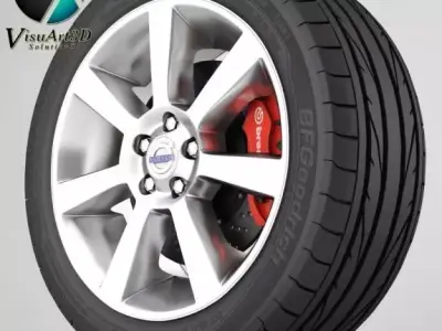 Wheel Volvo S60 4 3D model