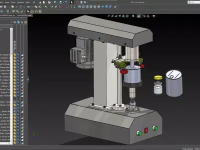 Can Sealing Machine SOLIDWORKS 2018 3D model