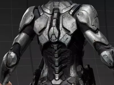 Sci-fi cloth Kara 3D model