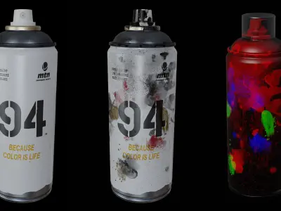 Spray Paint  Low-poly 3D model