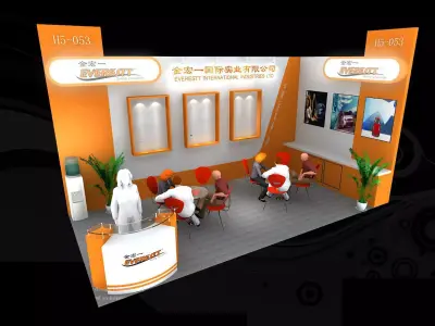 Exhibition - Area - 6X3-3DMAX200-55 3D model