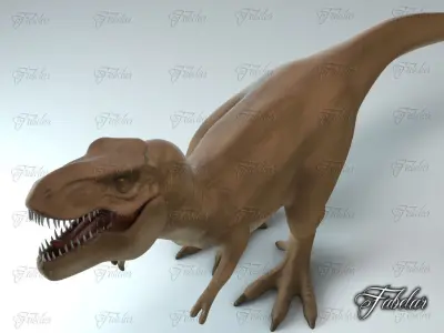 Tyrannosaurus Rex Low-poly 3D model 13