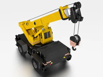 Crane Low-poly 3D model purchase