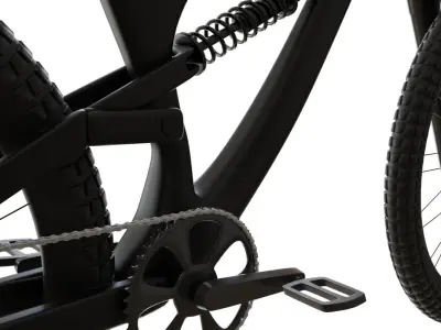 Mountain Bike 3D model 2